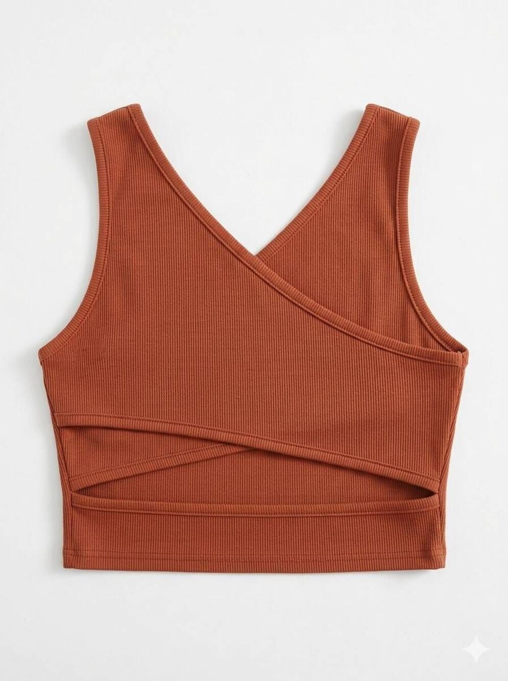🔺️Roxy Rust Good Keepsake Cropped Sleeveless Top Medium